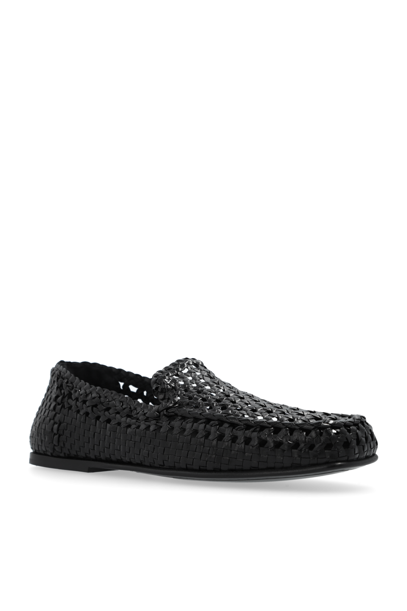 Black Leather shoes Dolce & Gabbana - Vitkac AS